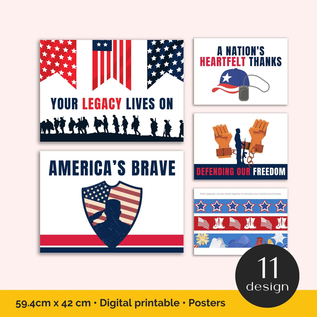 memorial day bulletin board kit