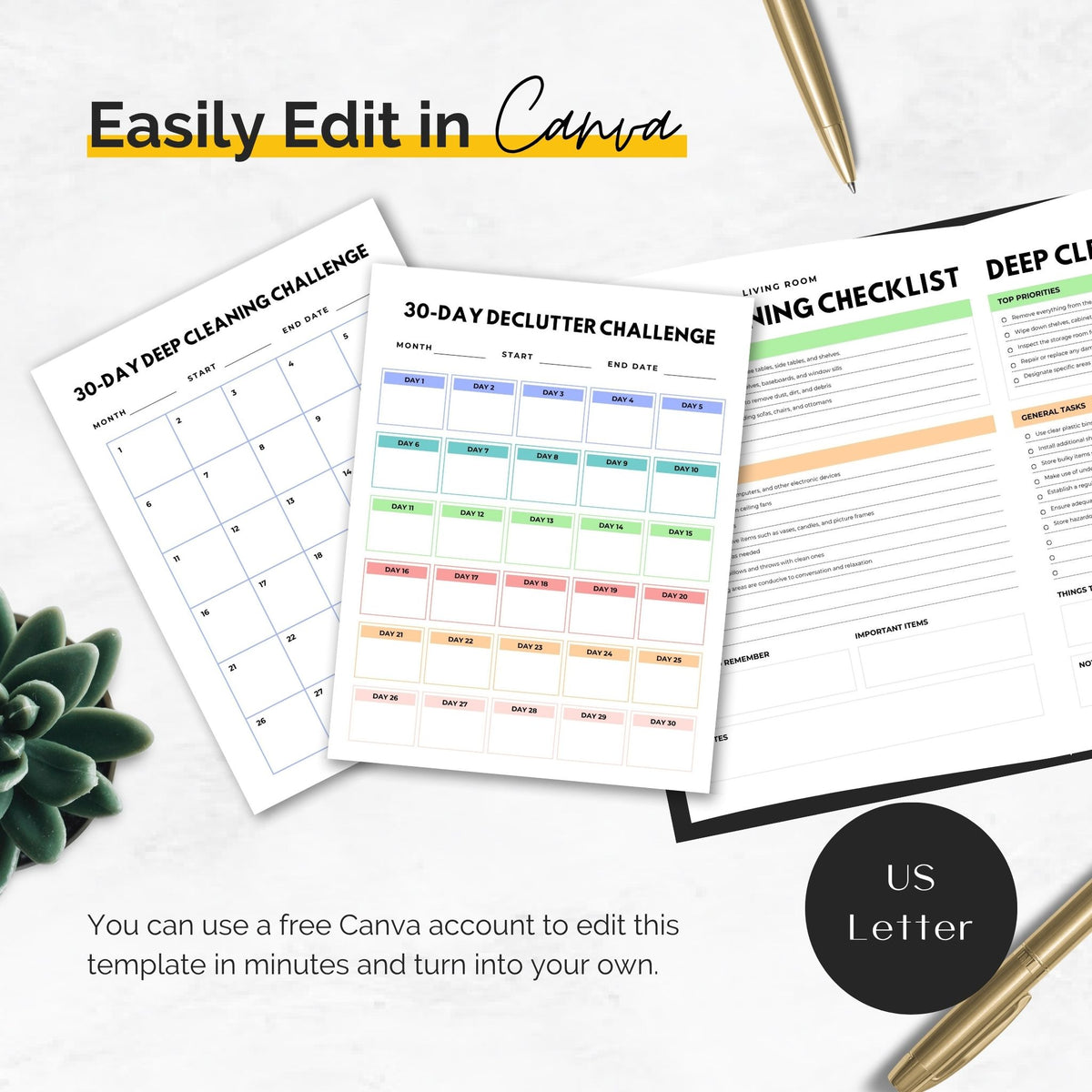 adhd cleaning planner