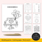 kid's wedding activity book
