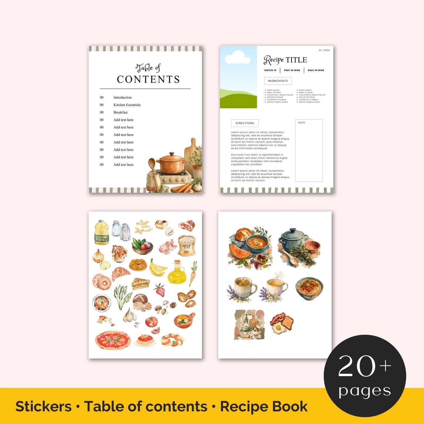 cookbook template