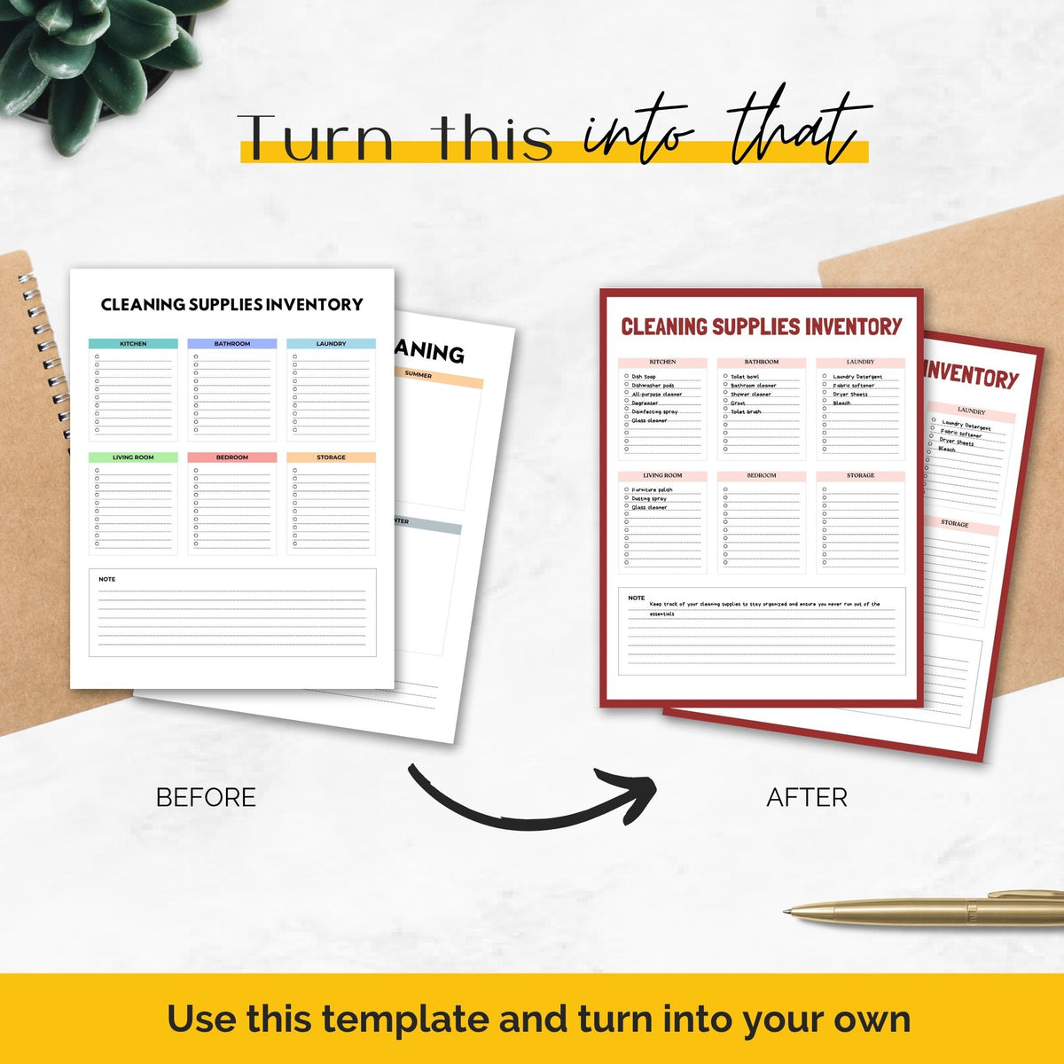 adhd cleaning planner