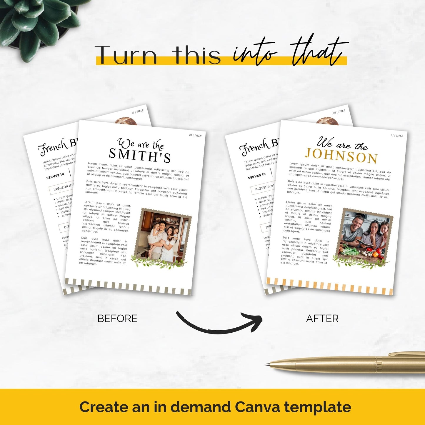 cookbook template