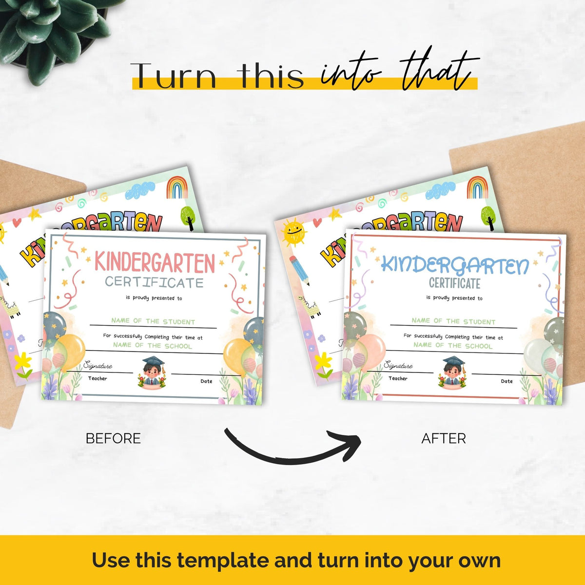 graduation certificates
