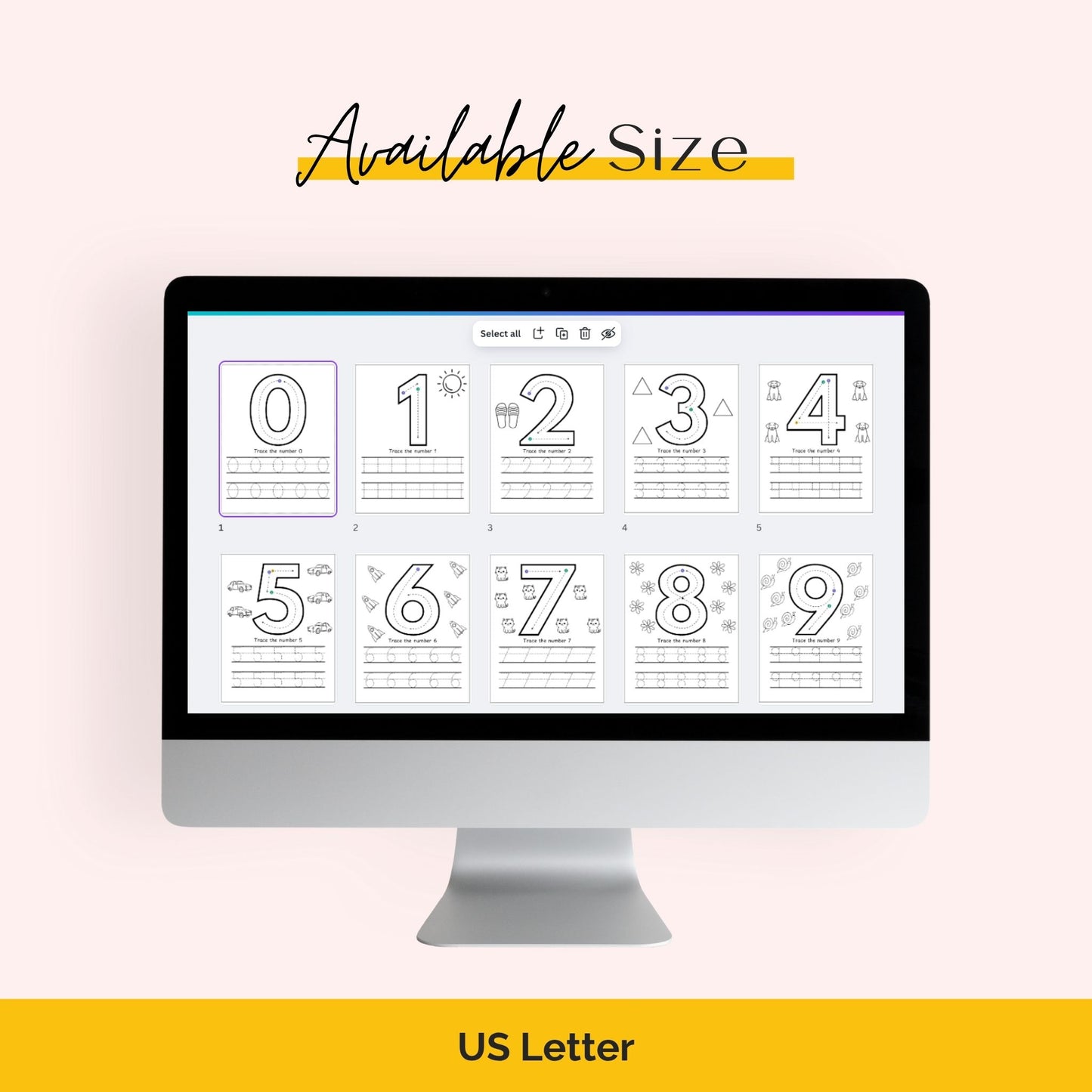 number tracing worksheets