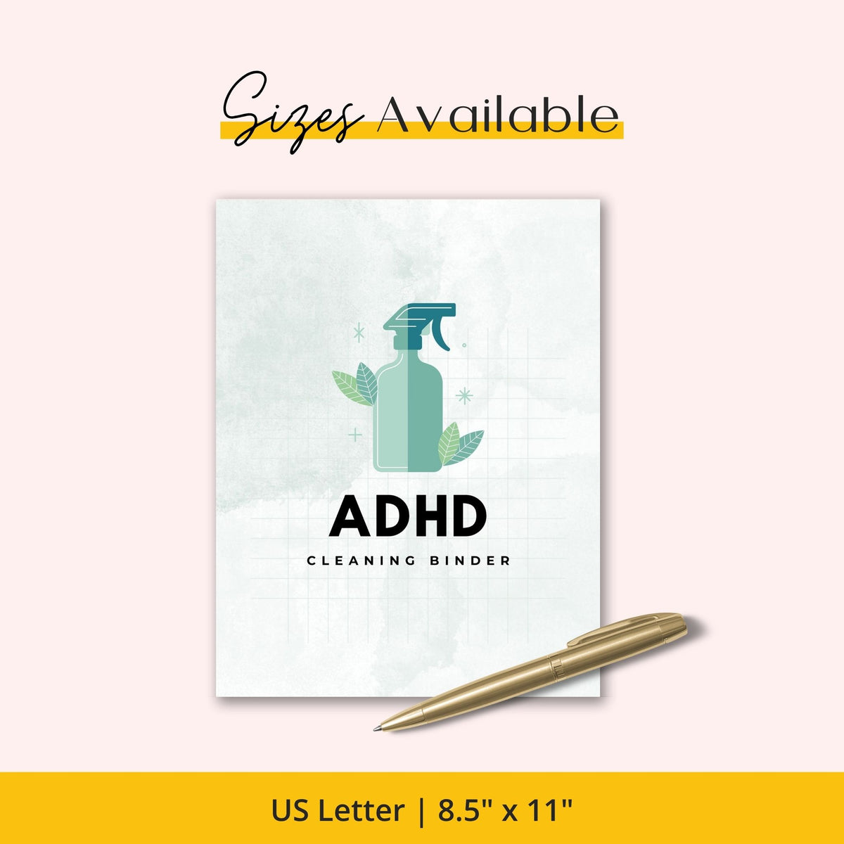 adhd cleaning planner