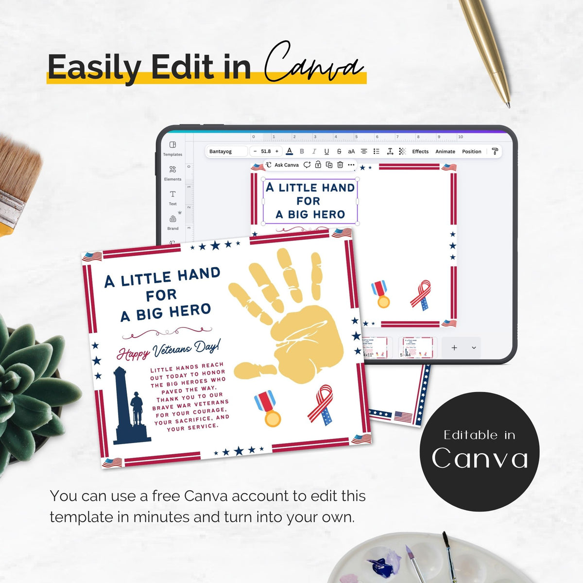 Veteran's Day Craft Kit