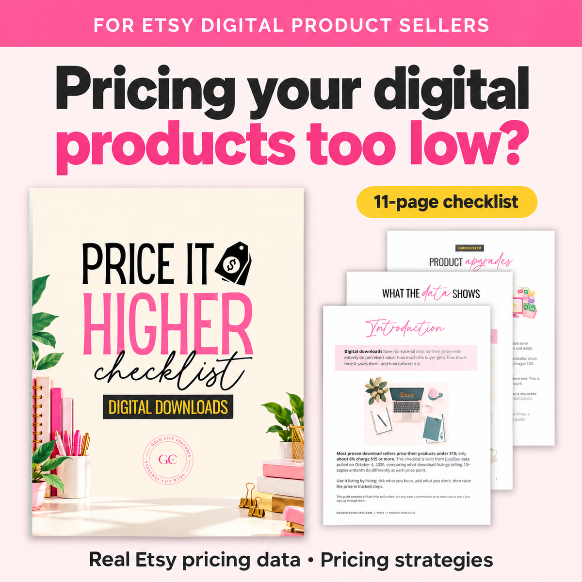 Price it Higher Checklist