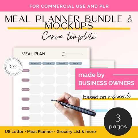 meal planner templates