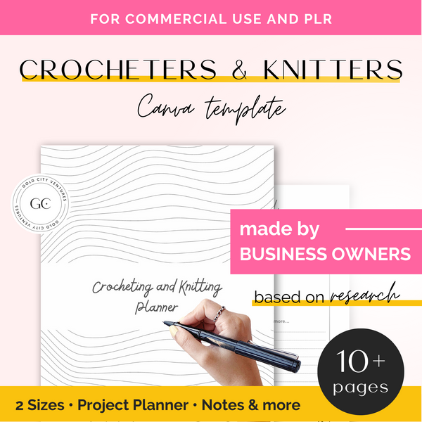 crochet and knitting planner