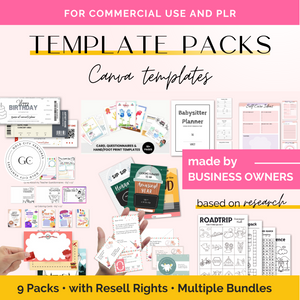 9-Pack Canva Template Bundle