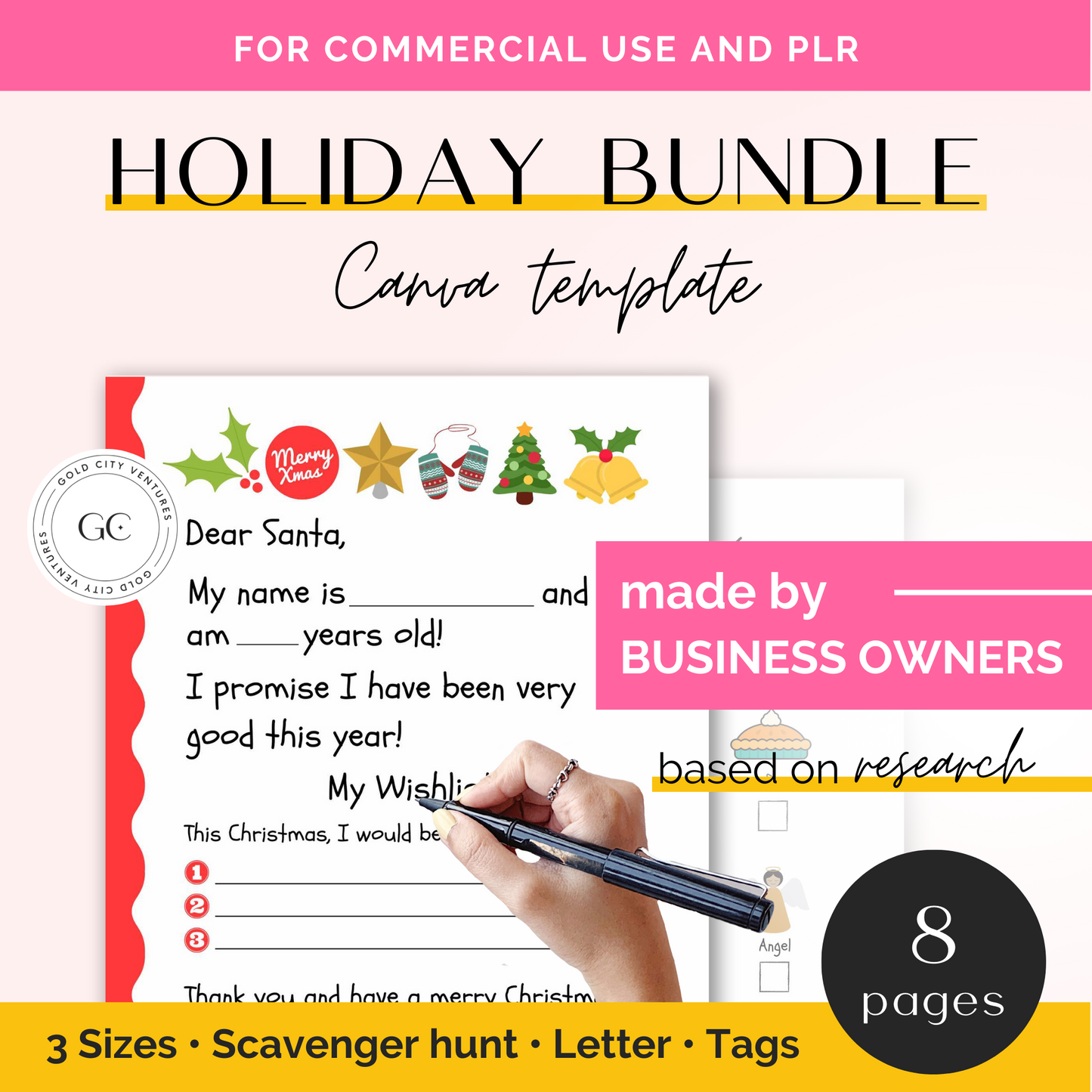 Holiday Canva Template Bundle