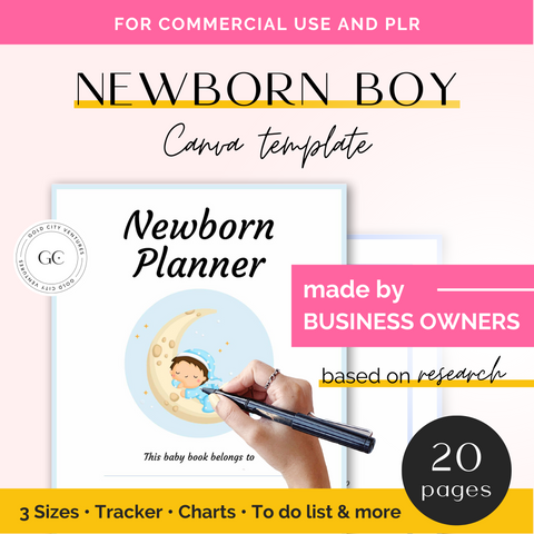 Newborn Boy Planner Baby Book