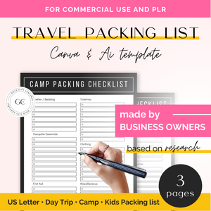 Travel Packing Lists