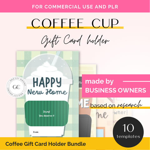Coffee Gift Card Holder for Real Estate Professionals