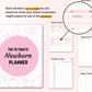 Newborn Girl Planner Baby Book