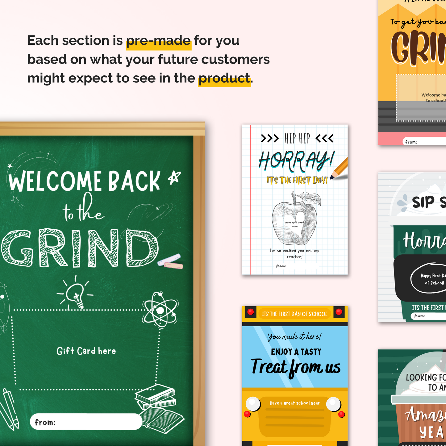 First Day of School Coffee Gift Card Holder