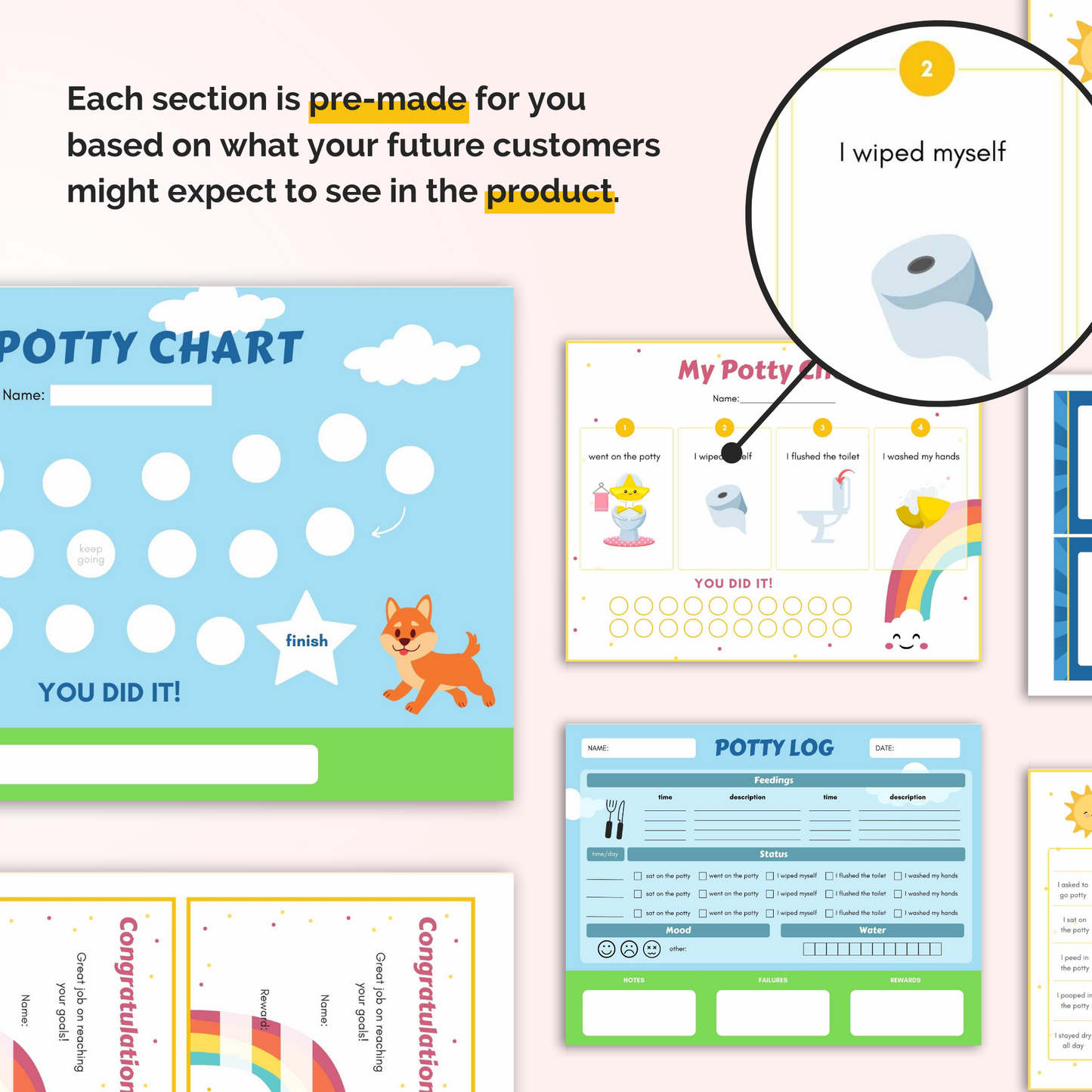 Potty Training Templates