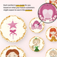 Princess Party Cupcake Toppers