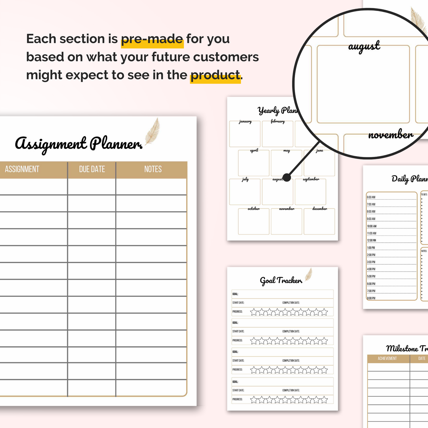 Goal Planner Template