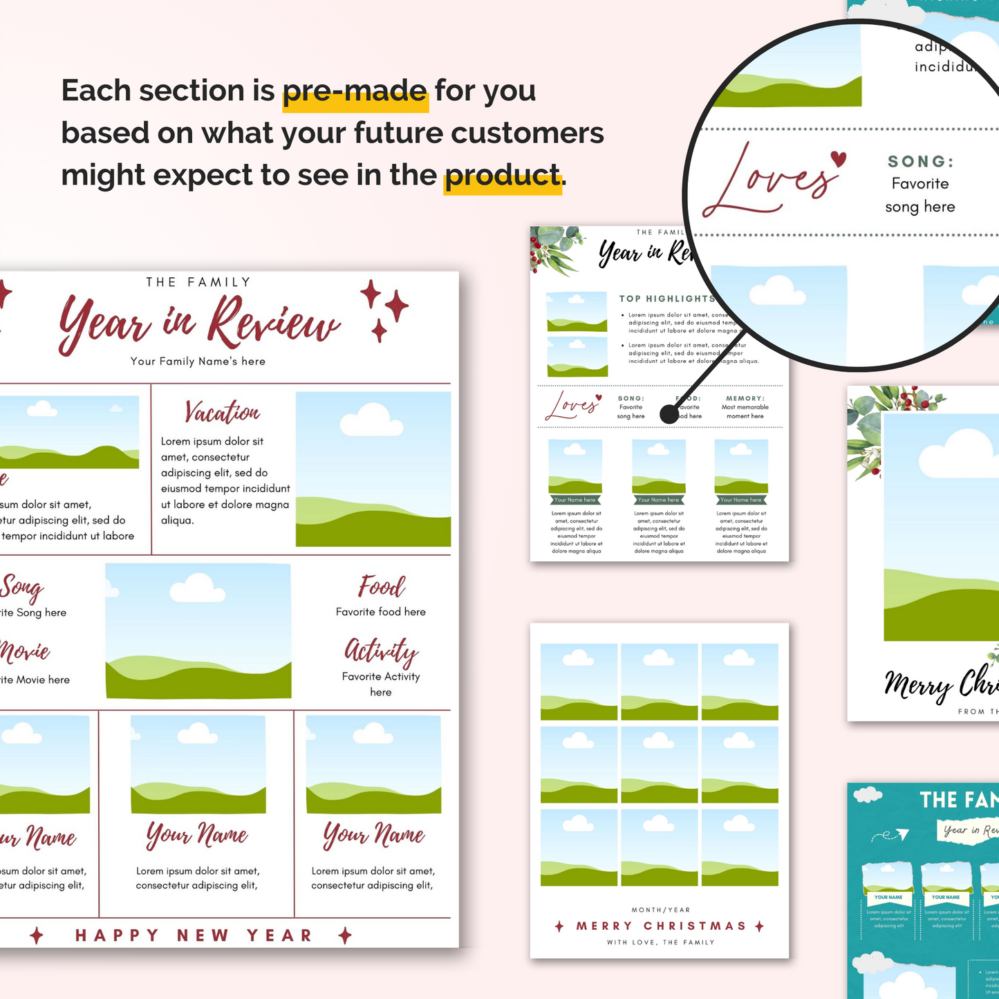 Year in Review Templates