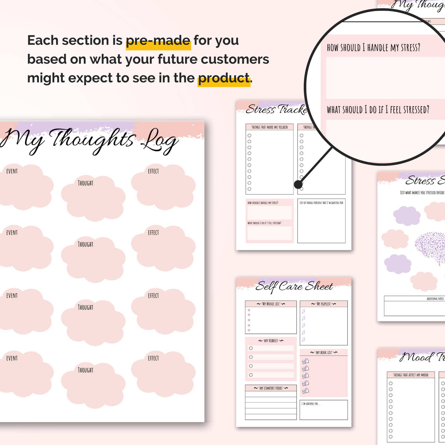 Anxiety Journal Workbook