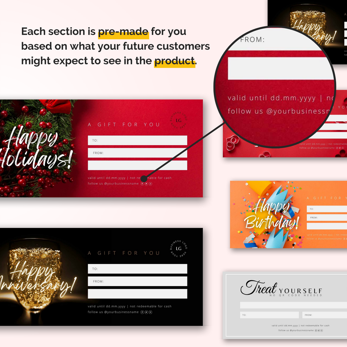 Gift Certificate Template