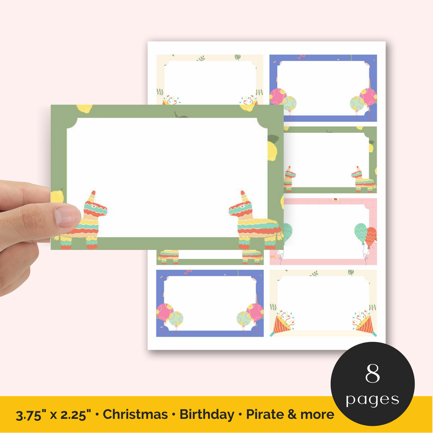 Scavenger Hunt Card Templates