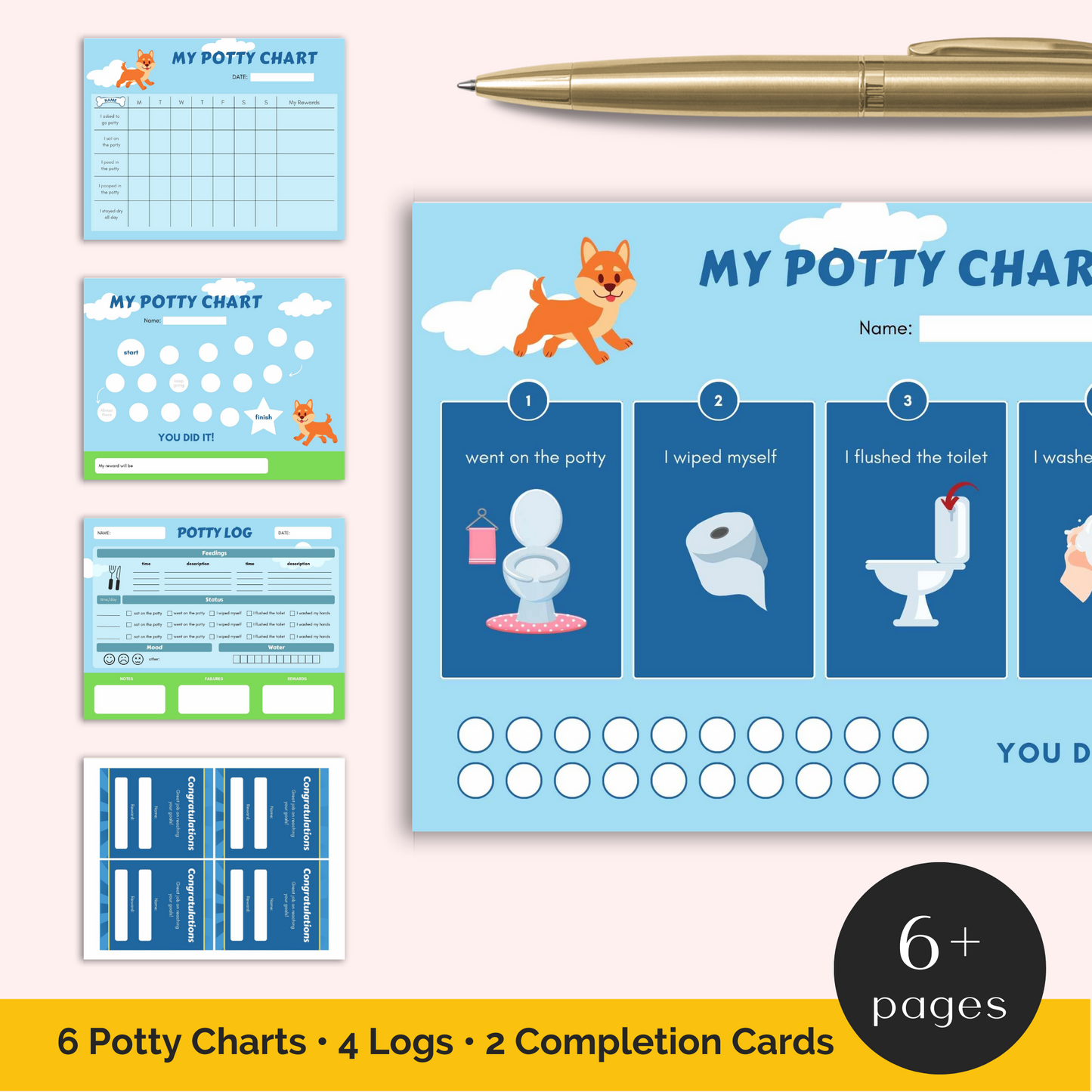 Potty Training Templates