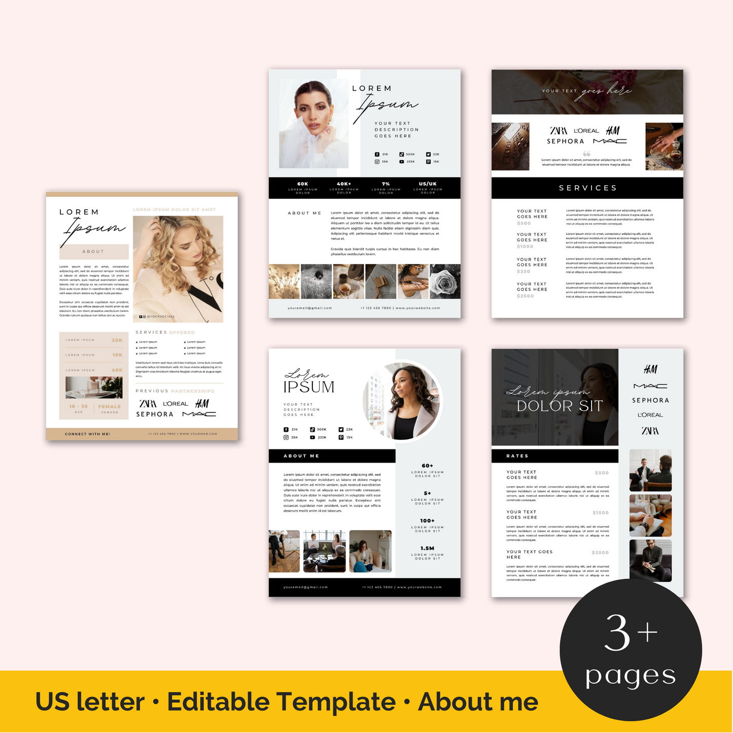 Media Kit Templates