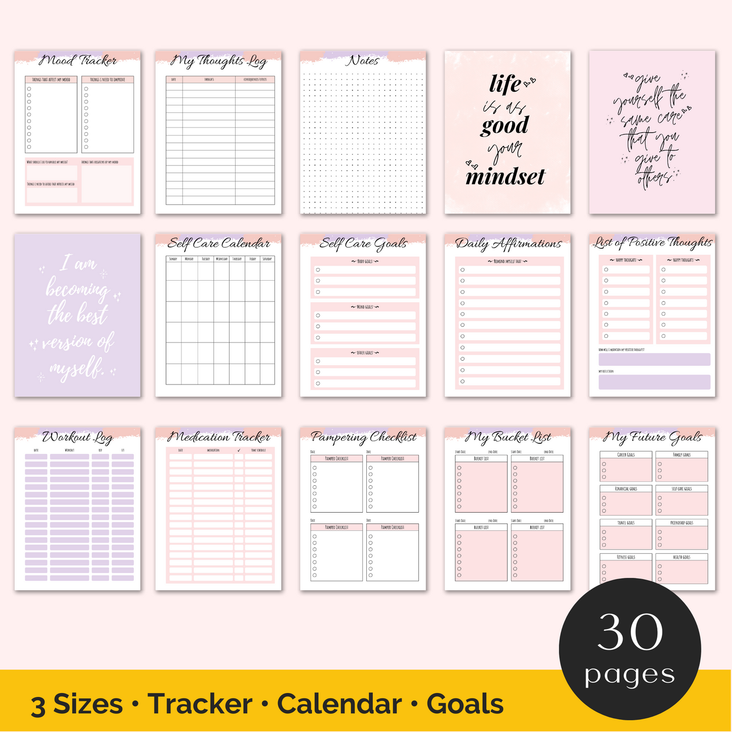 Anxiety Journal Workbook