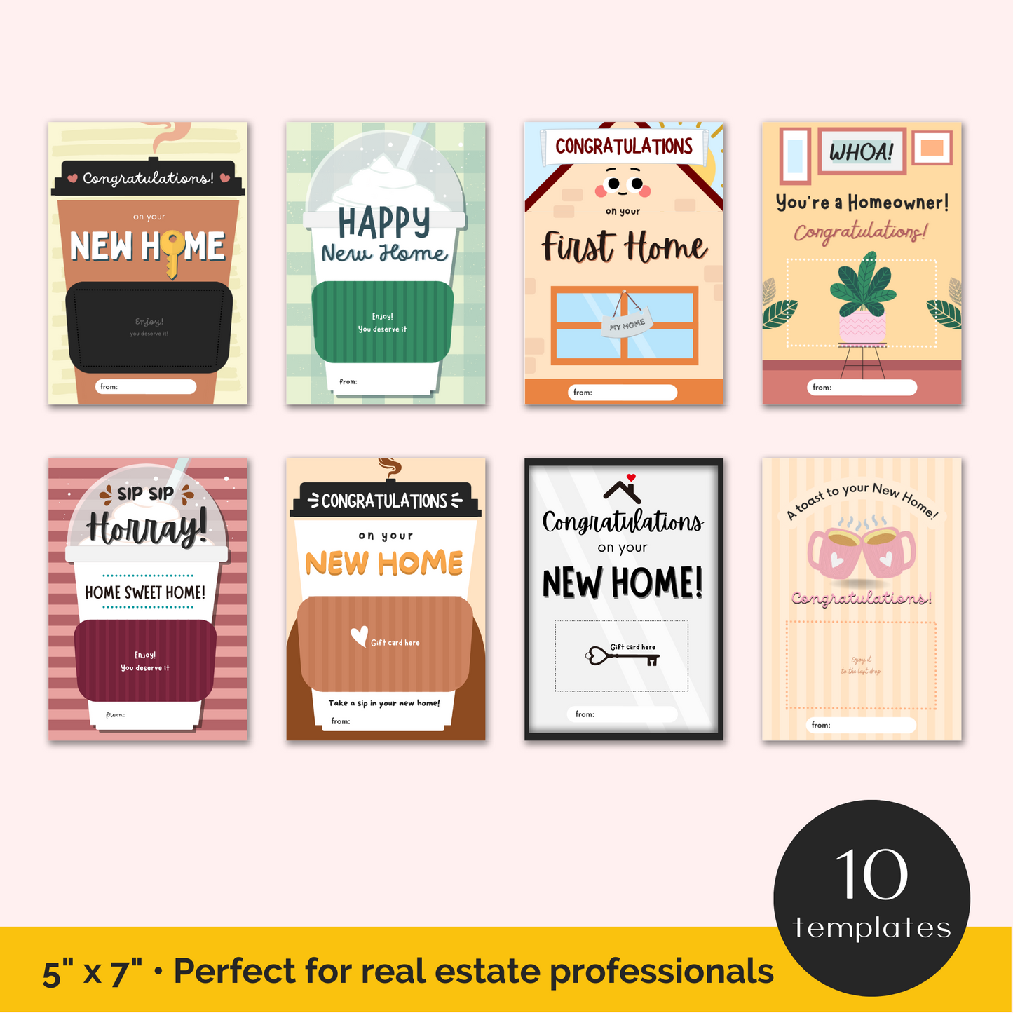 Coffee Gift Card Holder for Real Estate Professionals