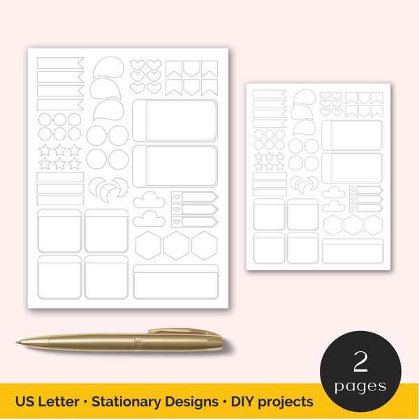 DIY Planner Sticker Templates