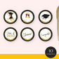 Graduation Party Cupcake Toppers