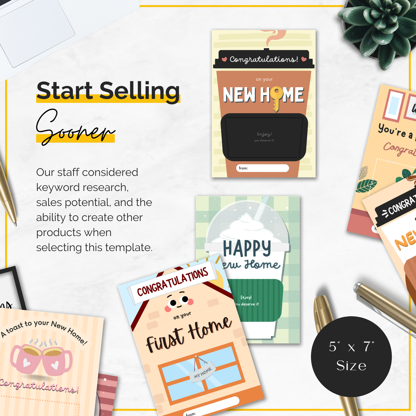 Coffee Gift Card Holder for Real Estate Professionals