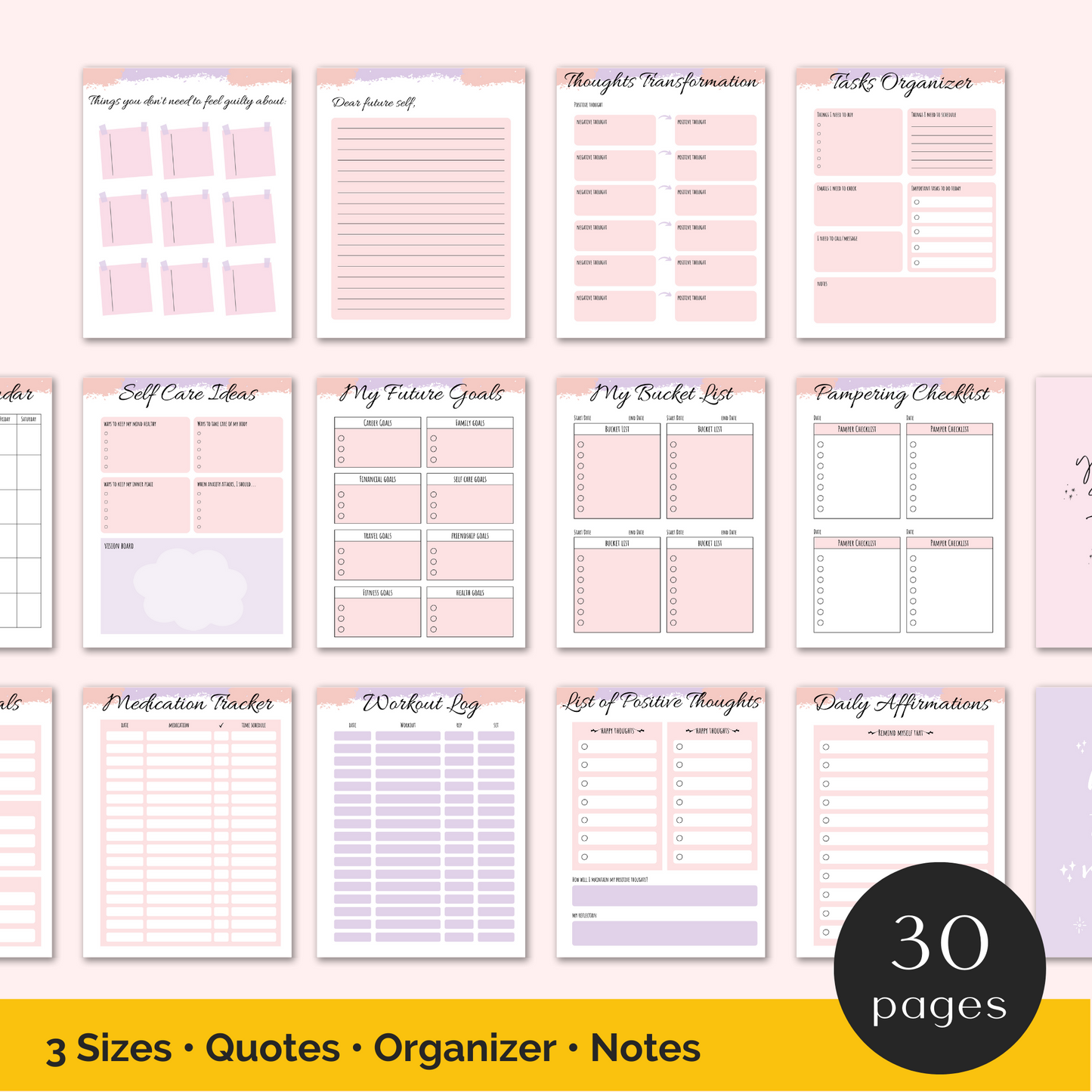 Anxiety Journal Workbook