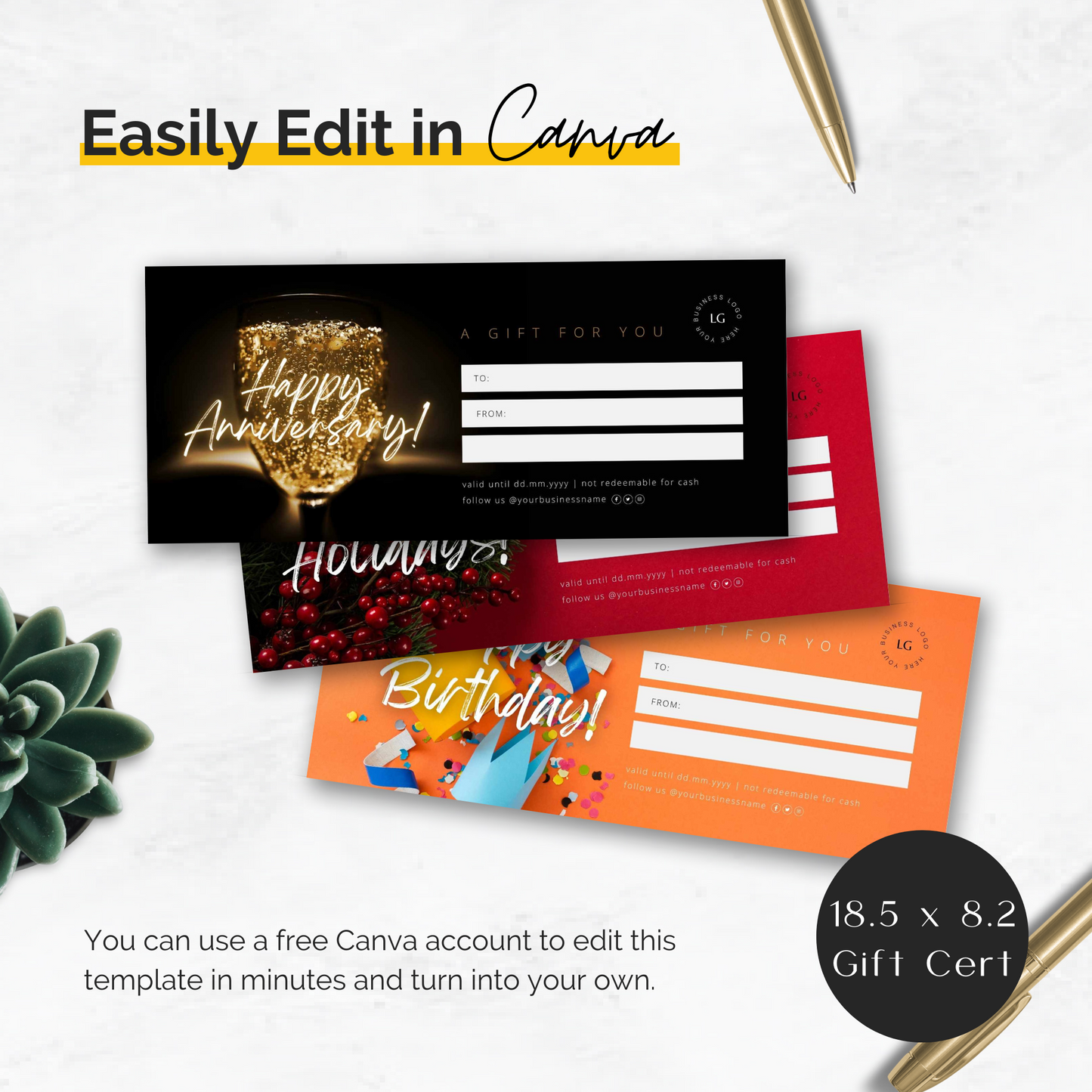 Gift Certificate Template