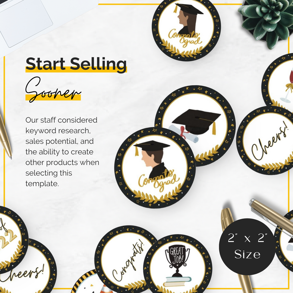 graduation-party-cupcake-toppers-gold-city-ventures for Free Printable Graduation Cupcake Toppers Graduation Party Cupcake Toppers – Gold City Ventures for Free Printable Graduation Cupcake Toppers