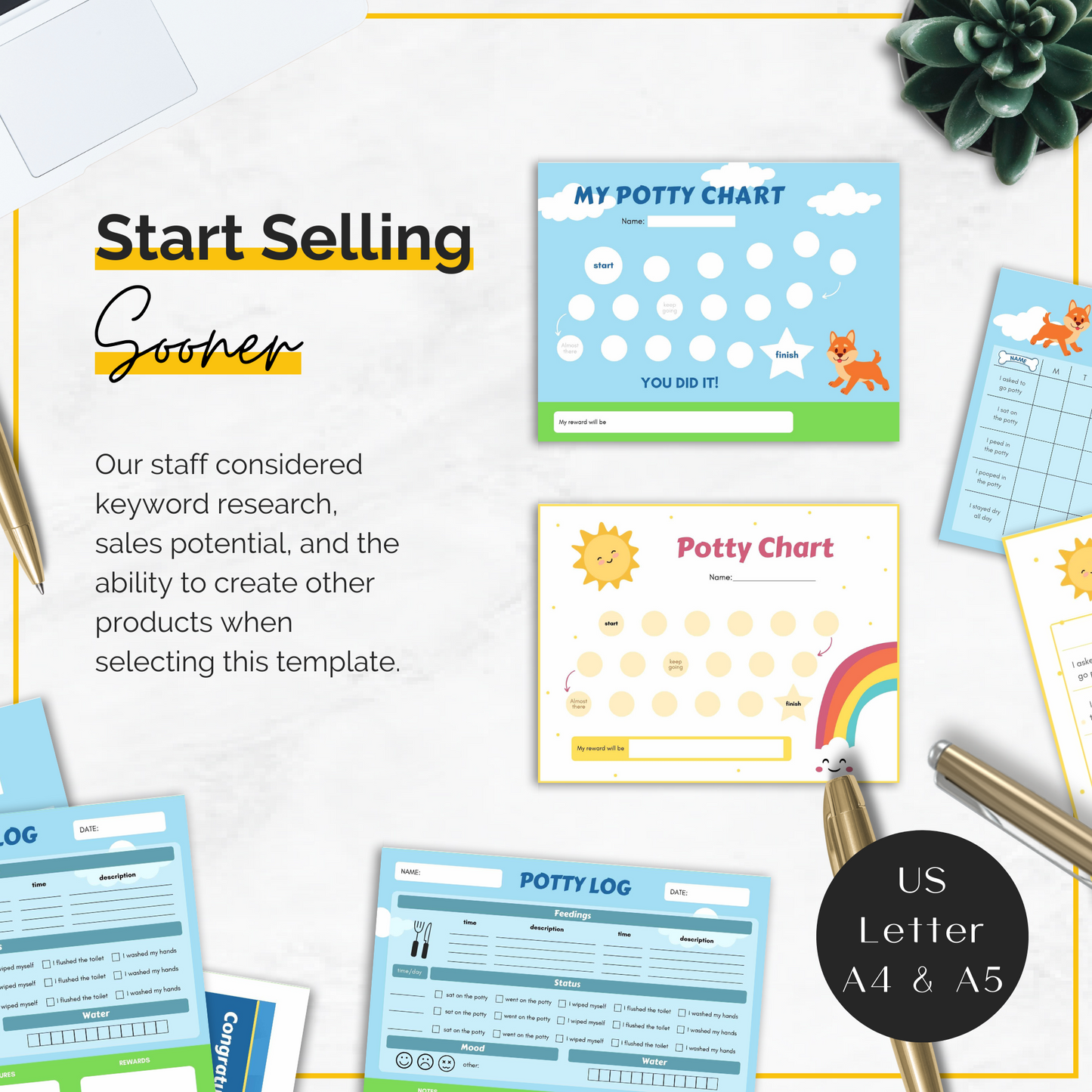 Potty Training Templates