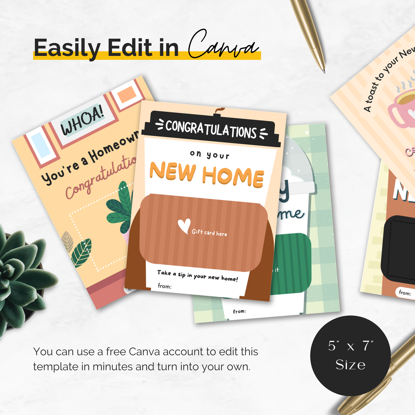 Coffee Gift Card Holder for Real Estate Professionals