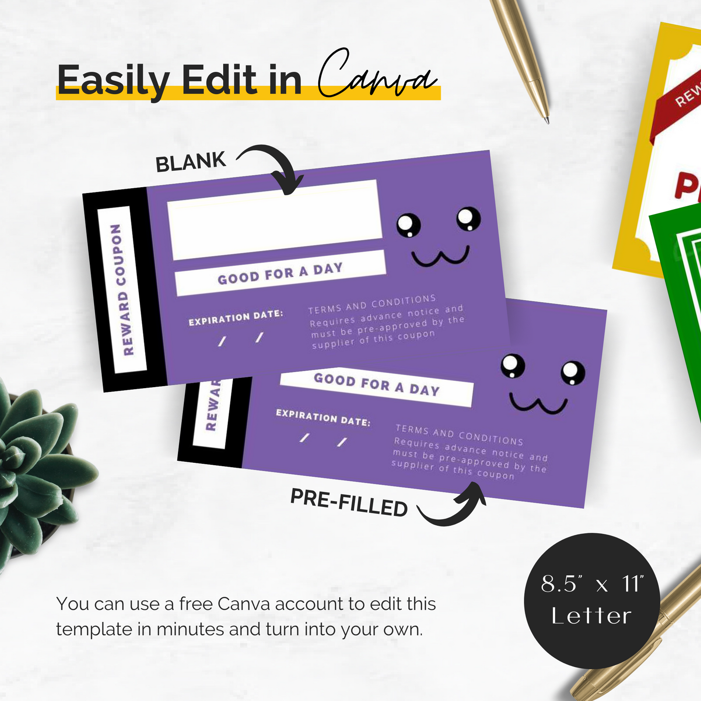 Kid's Reward Coupons