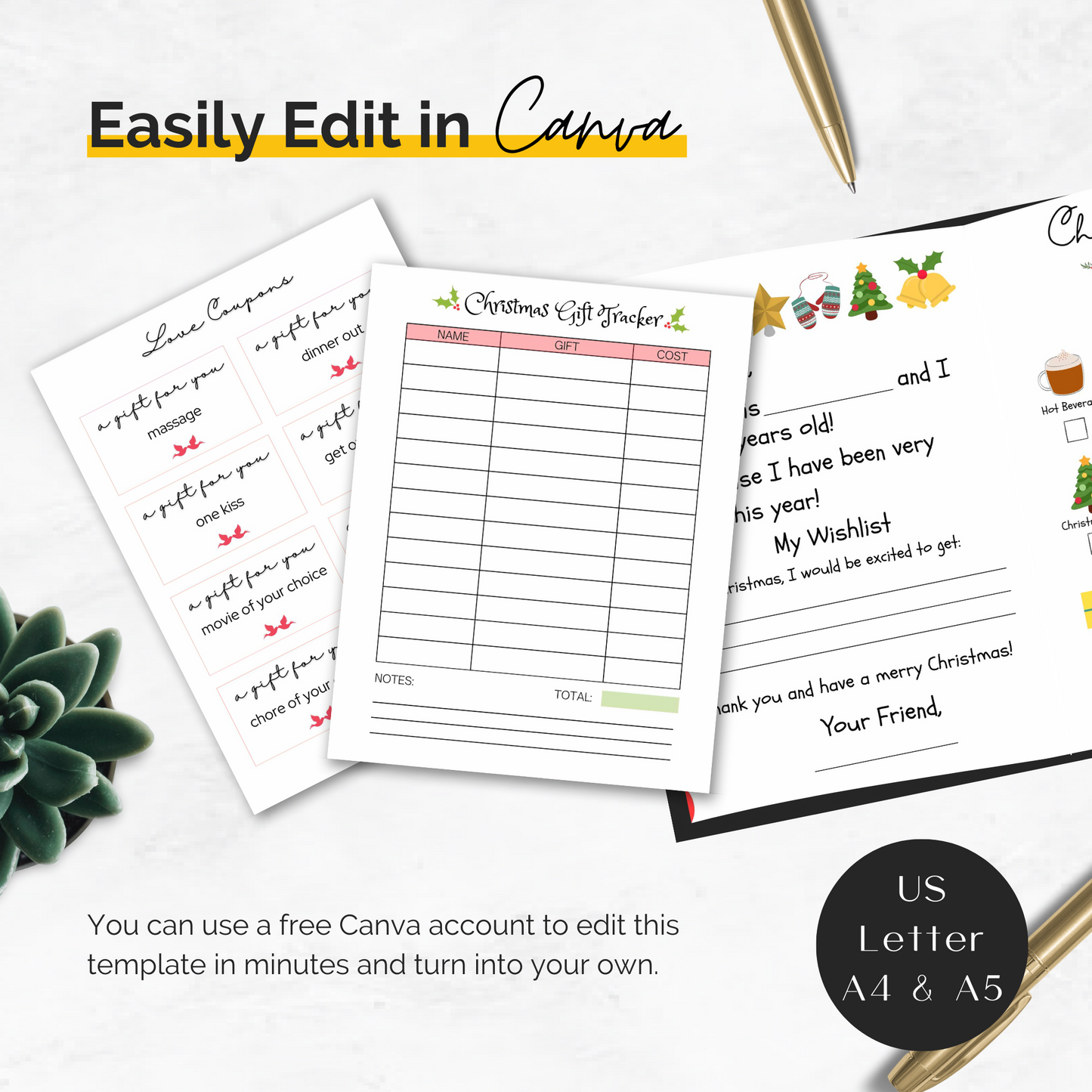 Holiday Canva Template Bundle