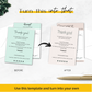 Thank You Card Packaging Insert