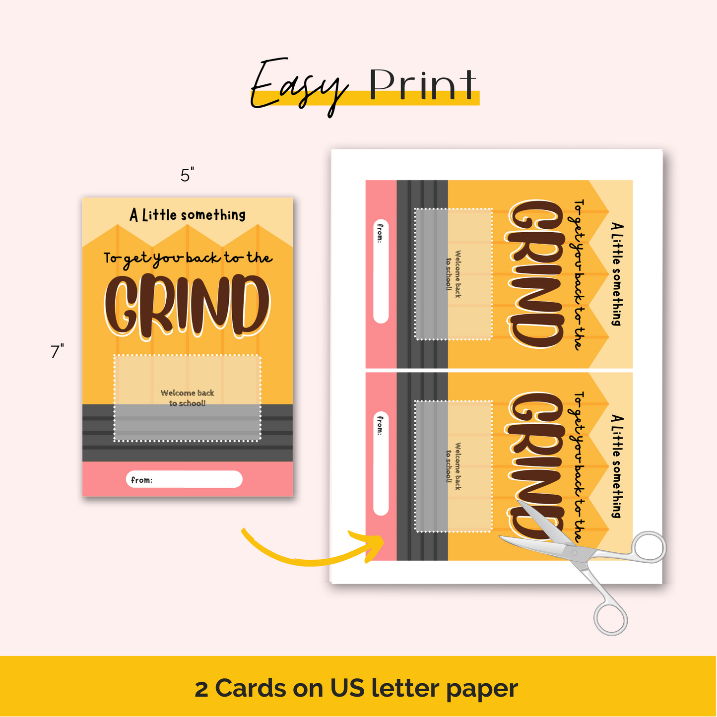 First Day of School Coffee Gift Card Holder