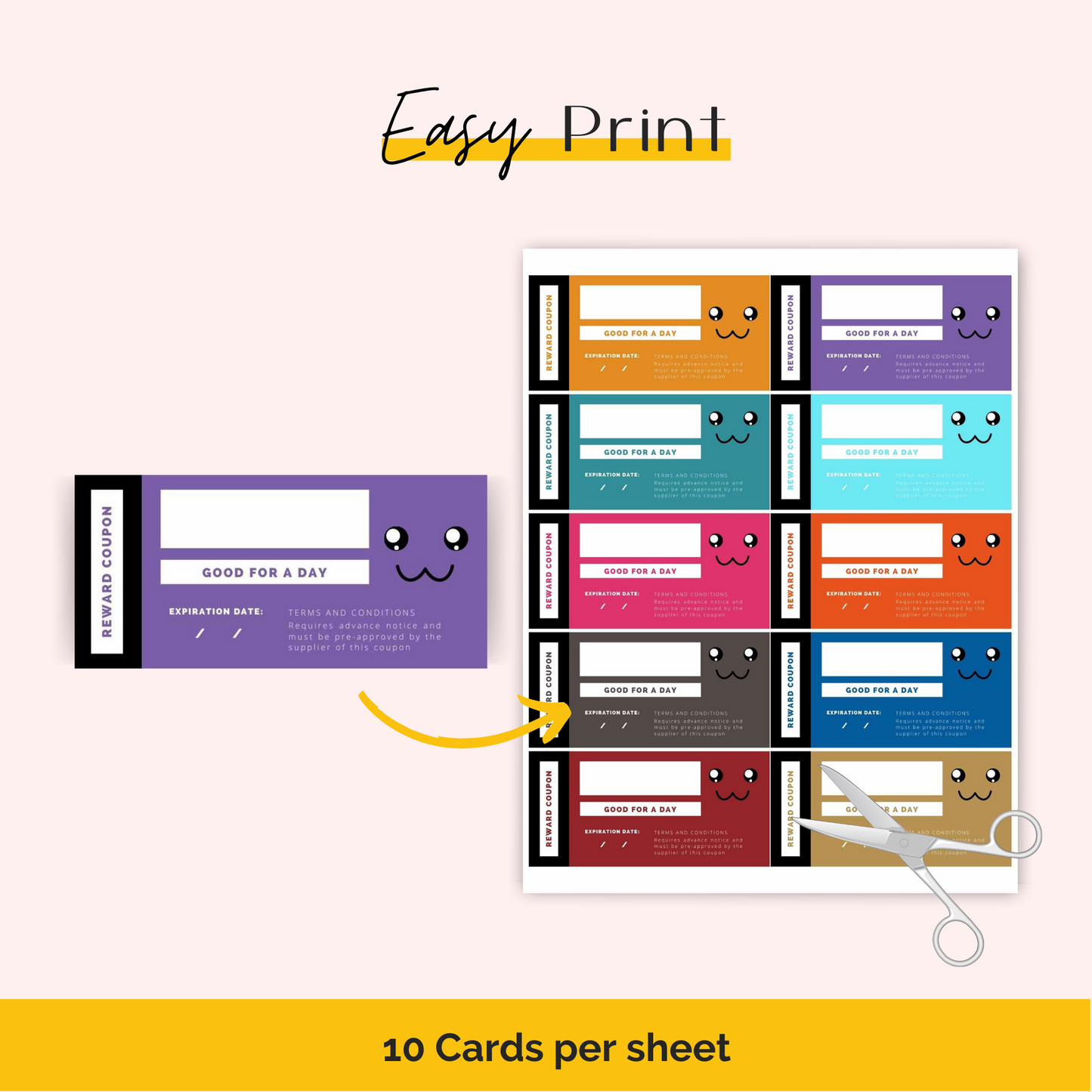 Kid's Reward Coupons