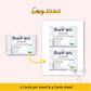 Printable Thank You Cards Business Template