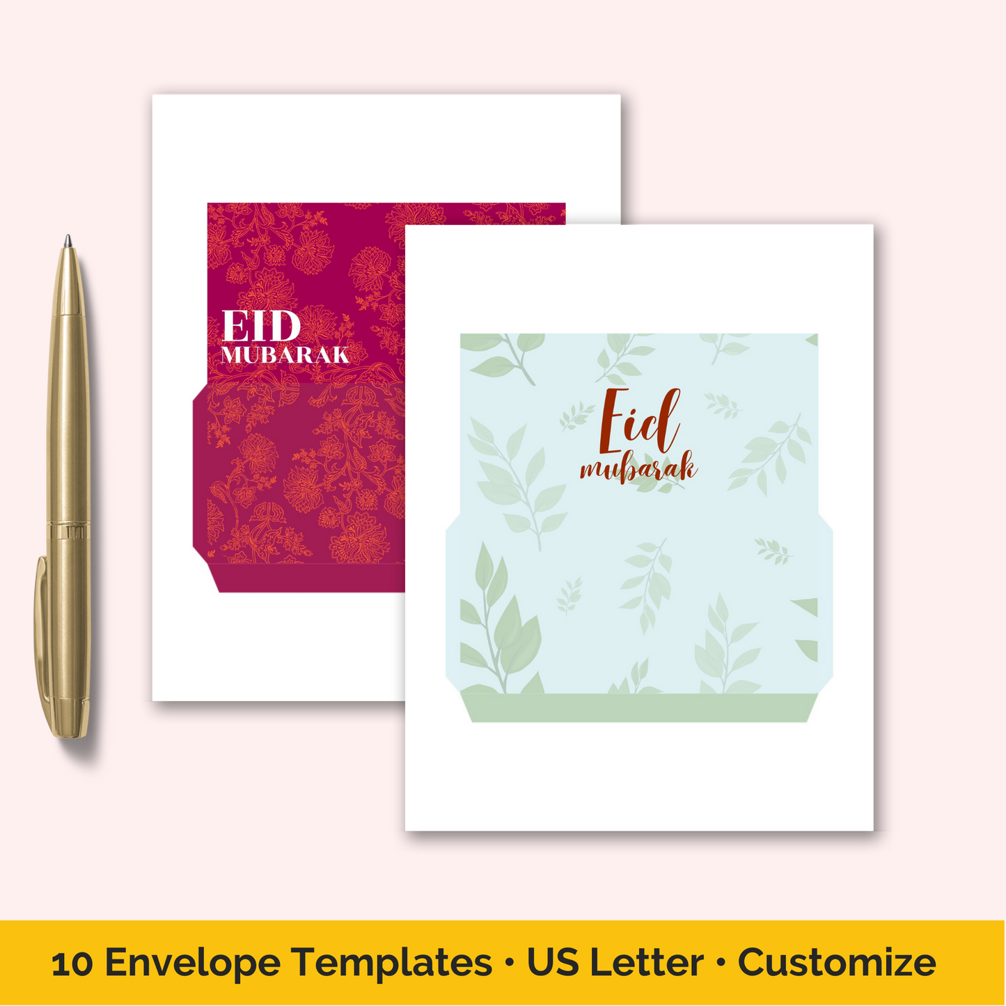 Eid Mubarak Envelope Template