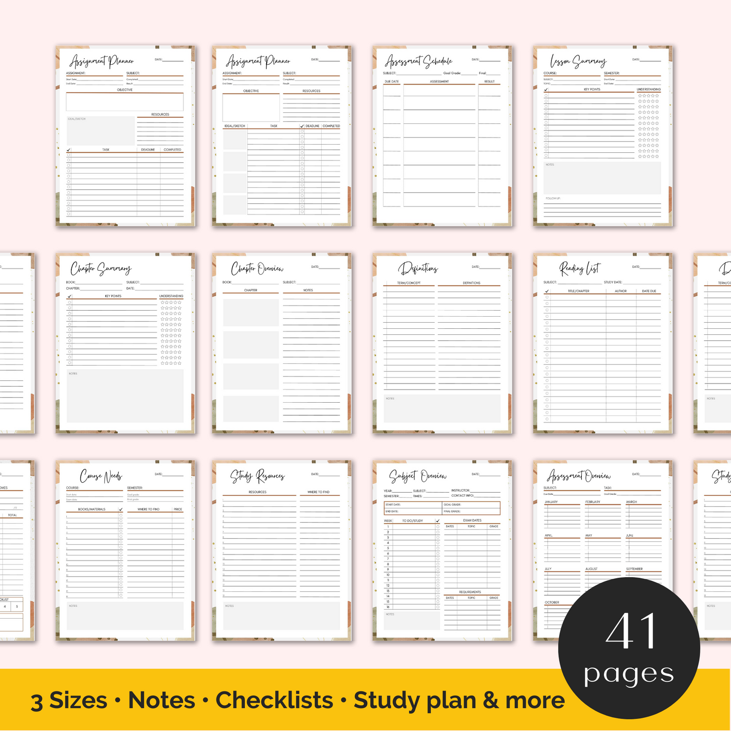 College Student Planner