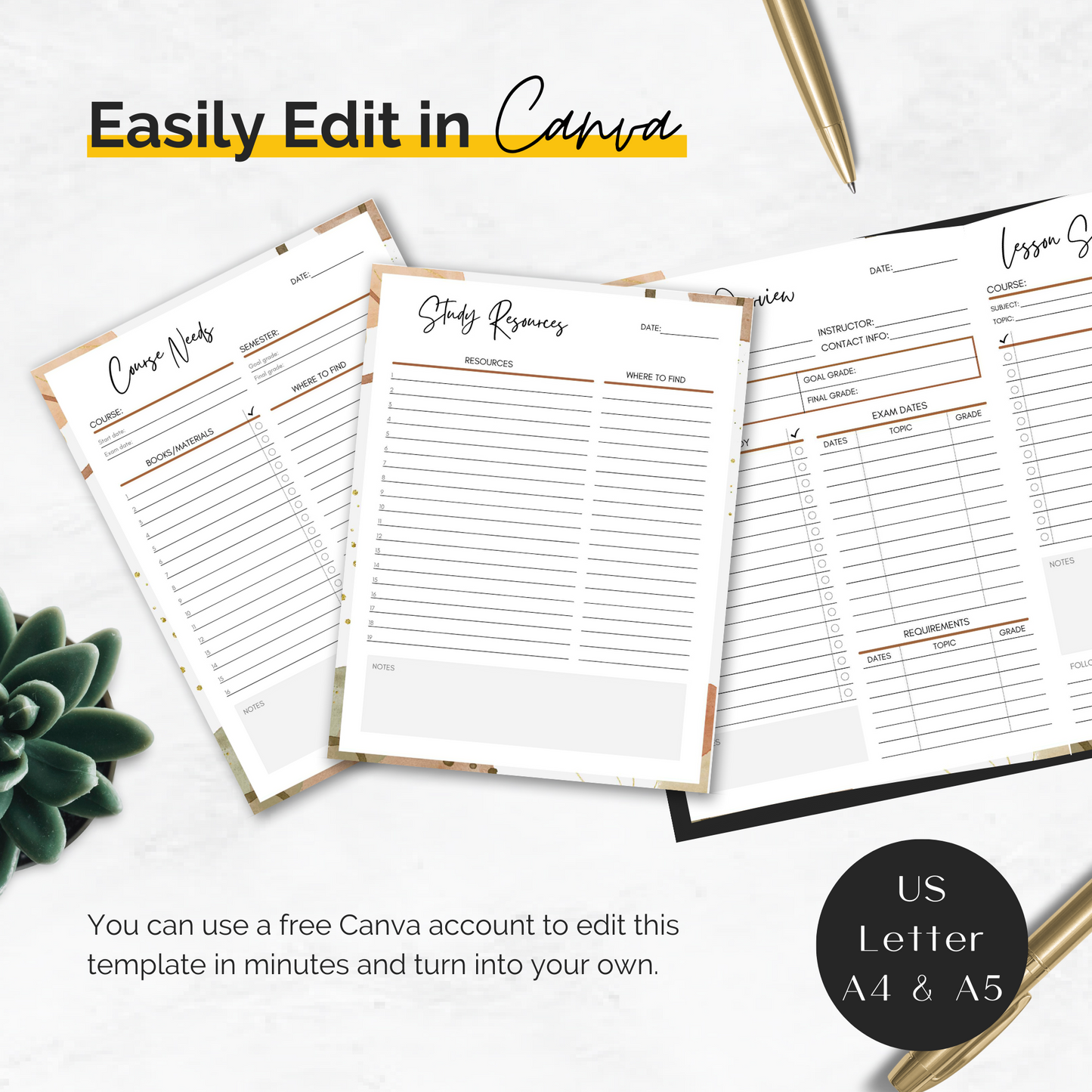 College Student Planner